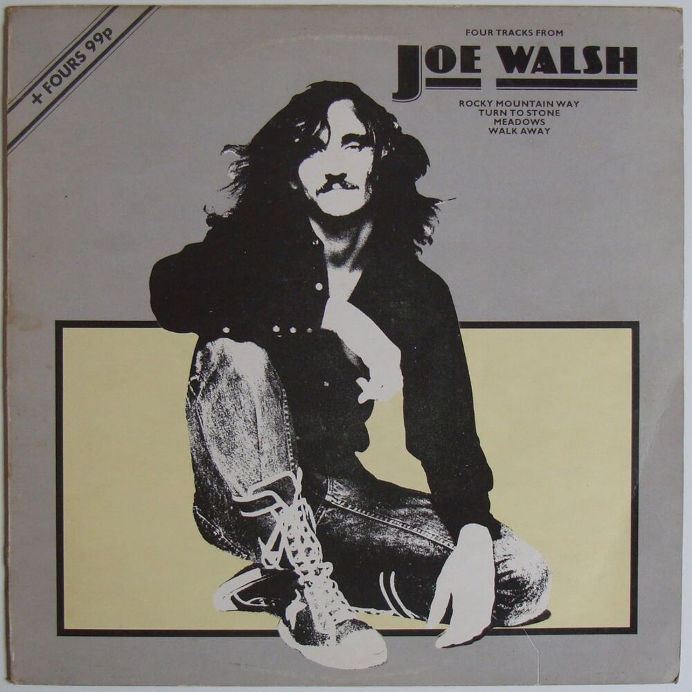 Four Tracks From Joe Walsh 12" EP 1977 ABC Records ABE 12002 Vinyl LP Record